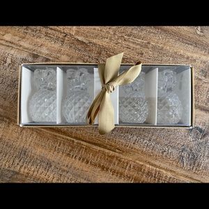 Williams Sonoma tiny taper pineapple holders NIB